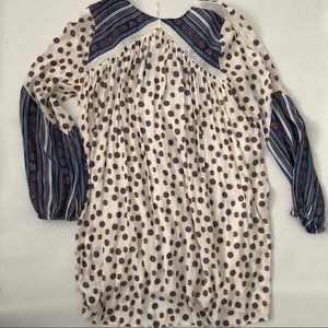 Free People Dresses - Free People White Printed Tunic Dress Free People Dresses - Free People White Printed Tunic Dress